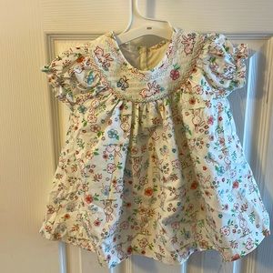 Baby girl Easter dress size 12 months